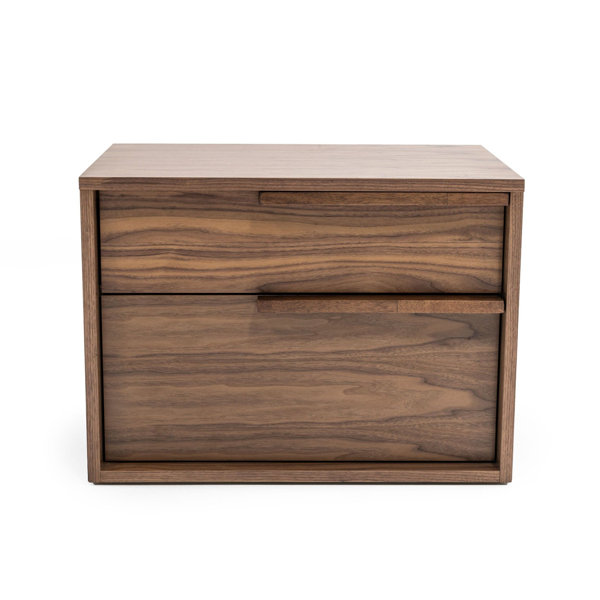AllModern Nantucket Two Drawers Nightstand & Reviews Wayfair